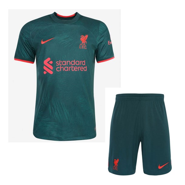 Camiseta Liverpool Tercera equipo Niño 2022-2023